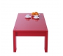 Moderner roter Couchtisch LILOU 