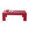 Moderner roter Couchtisch LILOU 