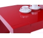 Moderner roter Couchtisch LILOU 