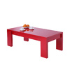 Moderner roter Couchtisch LILOU 