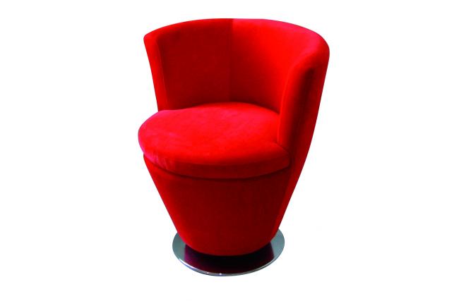 Moderner roter Sessel Cooper