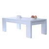 Moderner weisser Couchtisch LILOU 