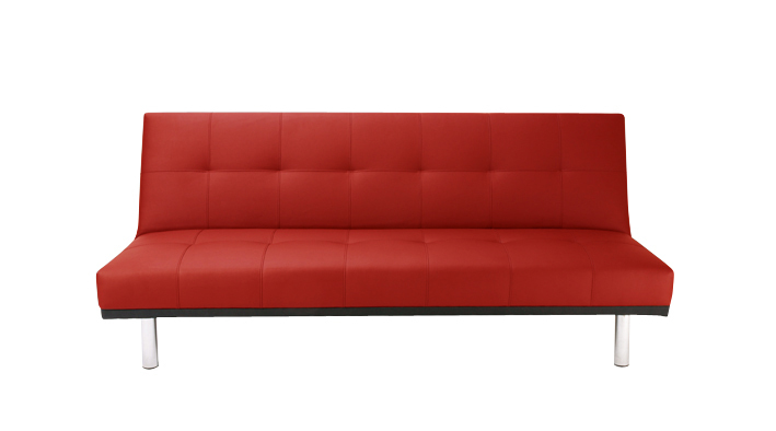 Modernes dreisitziges Sofa PHOENIX aus Polyurethan - rot