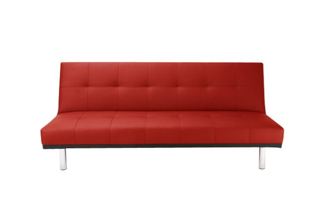 Modernes dreisitziges Sofa PHOENIX aus Polyurethan - rot