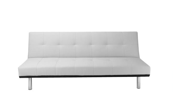 Modernes dreisitziges Sofa PHOENIX aus Polyurethan - wei&szlig;