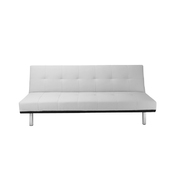Modernes dreisitziges Sofa PHOENIX aus Polyurethan - wei&szlig; image pub1