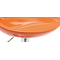 Orangefarbene Barhocker / K&uuml;chenhocker COMET - Satz von 2