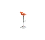 Orangefarbene Barhocker / K&uuml;chenhocker COMET - Satz von 2
