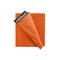 Orangefarbenes Riesensitzkissen waterproof  BIG MILIBAG