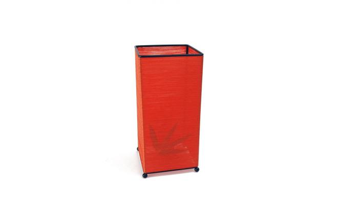 Rechteckige Tischlampe GUILIN Bambusblatt - orange