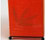 Rechteckige Tischlampe GUILIN Bambusblatt - orange