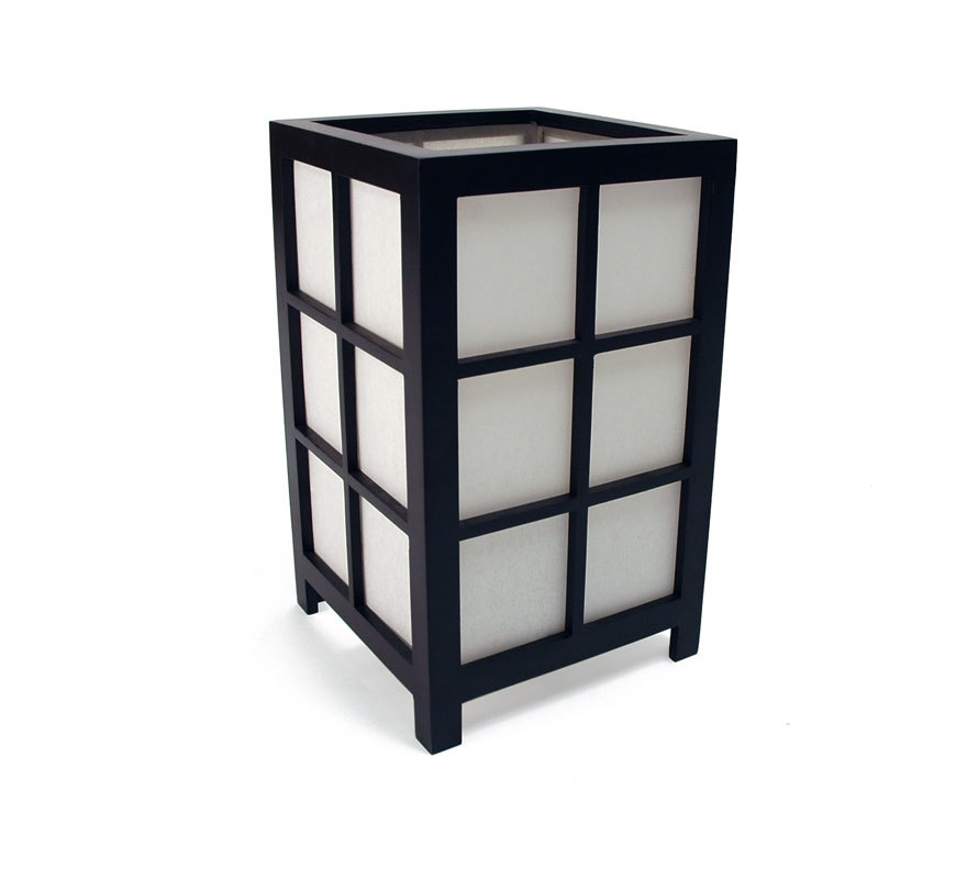 Rechteckige Tischlampe TOKIO