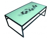 Rechteckiger Salontisch / Couchtisch FLOWER