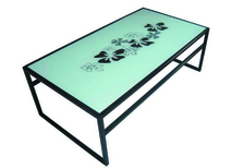 Rechteckiger Salontisch / Couchtisch FLOWER