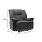 Relax-Sessel ROSS -  schwarz