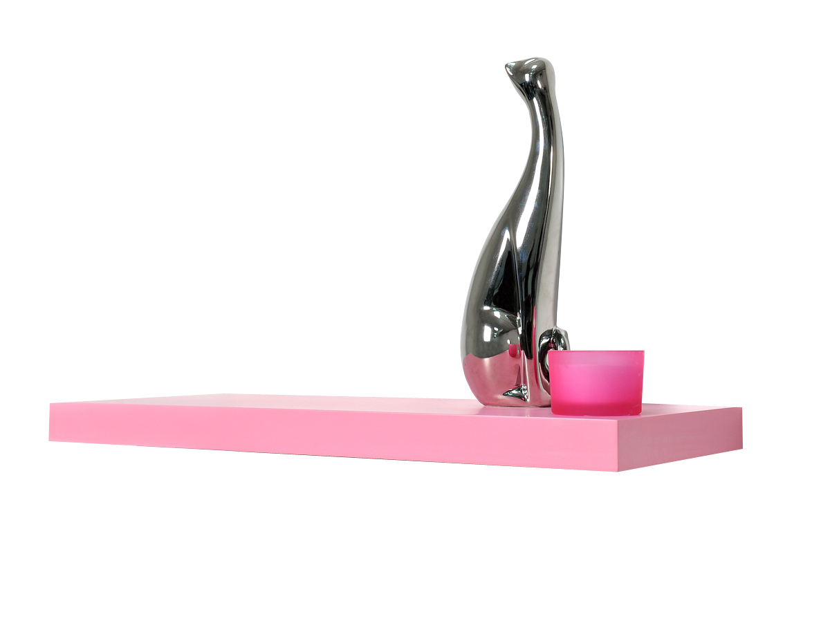 Rosafarbenes Wandregal MANHATTAN 60 cm