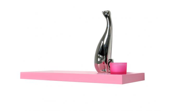 Rosafarbenes Wandregal MANHATTAN 60 cm