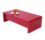 Rot lackierter hochklappbarer Designer Couchtisch LOLA 