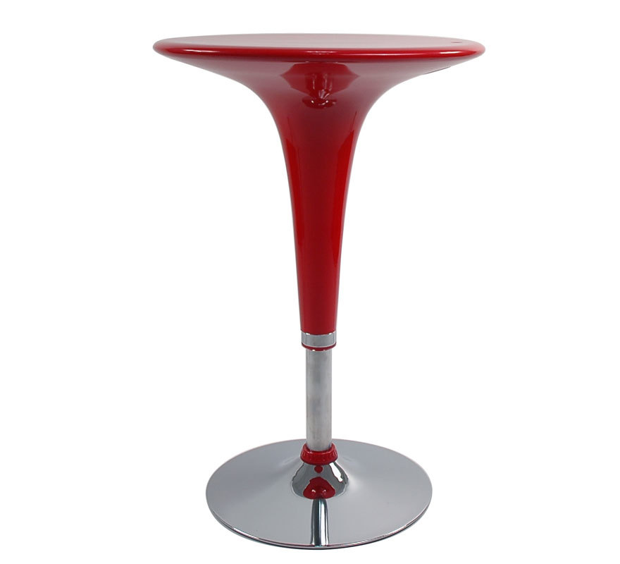Roter Bartisch / Stehtisch John aus ABS
