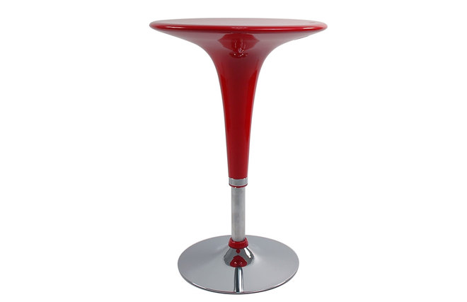 Roter Bartisch / Stehtisch John aus ABS