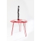 Roter Designer Couchtisch LAKEA