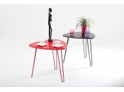 Roter Designer Couchtisch LAKEA