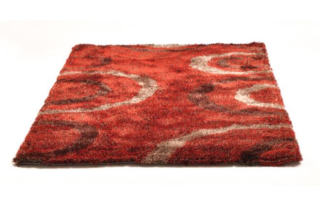 Roter Teppich ALOES mit Mustern