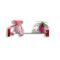 Rotes designer Wandregal LENA
