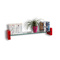 Rotes designer Wandregal LENA