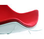 Rotweisser Sessel HELIO