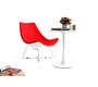 Rotweisser Sessel HELIO