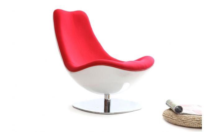 Rotweisser Sessel TALY