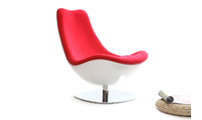 Rotweisser Sessel TALY