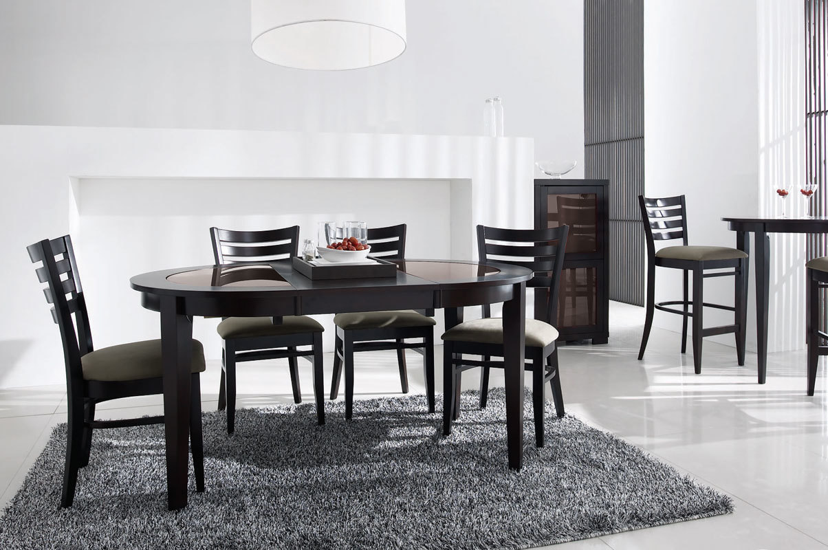 Salle a manger bois blanc vieilli: salle a manger complete gris ...