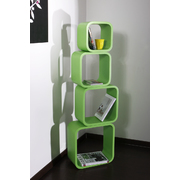 Satz von 4 viereckigen Regalen POP - Farbe :gr&uuml;n image pub1