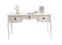 Schreibtisch  BIANCA barock weiss
