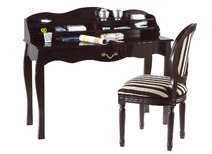 Schreibtisch / Konsole LOUISA � 1 Schublade - Kolorit : schwarz