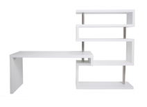 Schreibtisch T-MAX design lackiert weiss modulierbar 