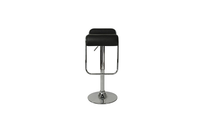 Schwarze Barhocker / K&uuml;chenhocker ANDROMEDE - Satz von 2