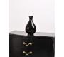 Schwarze Vase RASSUR