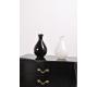 Schwarze Vase RASSUR