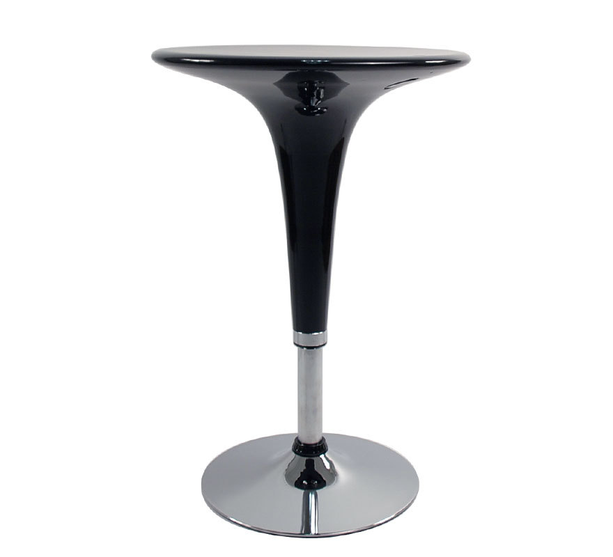 Schwarzer Bartisch / Stehtisch JOHN aus ABS