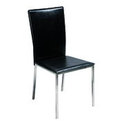 Schwarzer Design K&uuml;chenstuhl / Esszimmerstuhl INOLA - Satz von 4 image pub1