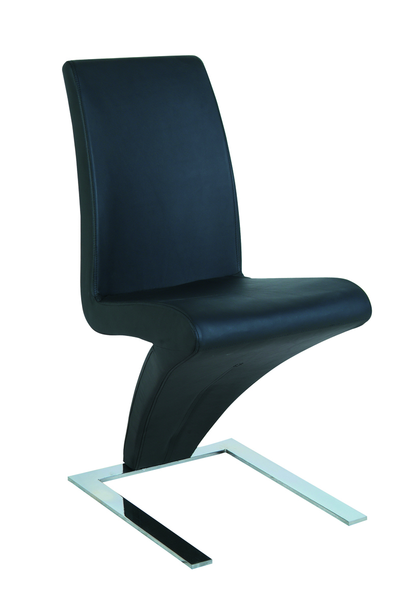 Schwarzer Design Stuhl ANGIE - Satz von 2