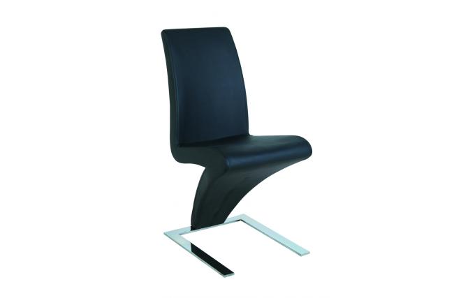 Schwarzer Design Stuhl ANGIE - Satz von 2