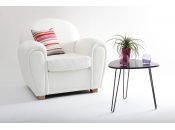Schwarzer Designer Couchtisch LAKEA 