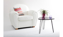 Schwarzer Designer Couchtisch LAKEA 