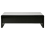 Schwarzer hochklappabarer Designer Couchtisch mit Verstauungsraum LOLA 