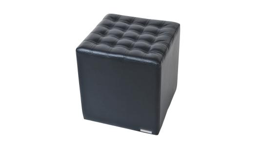 Schwarzer Polsterhocker / Sitzkissen COSMO image 1