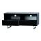 Schwarzes Design Fernsehm&ouml;bel LEA - 2 F&auml;cher und 2 Schubladen